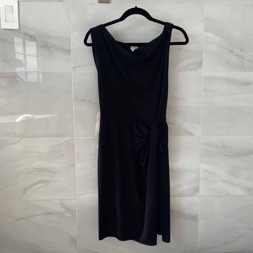 Hoss Intropia Sleeveless Black Dress - Size 36
